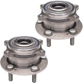 KEYOOG 2Pcs 513266 (5 Lug) Front Wheel Hub and Bearing Assembly Fit For 2007-2014 Hy-undai Santa Fe [13-14 Santa Fe XL/Santa Fe Sport ] 07-12 Veracruz [2011-2015 K-ia Sorento ] 513256