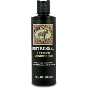 Bickmore Distressed Leather Conditioner 8 oz - Cleaner and Conditioner Lotion for Distressed Leather - Soften and Restore Jackets, Shoes, Boots, Bags and More