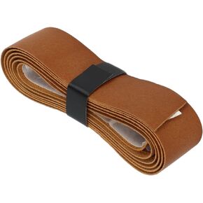 Leather Tennis Racket Grip Tape, Sweat Absorption Abrasion Resistance Accurate Gripping for Tennis and Badminton Rackets