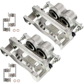 Auto Parts Prodigy Set of 2 Front Dual Piston Brake Disc Caliper Assembly with Phenolic Replacement for 2008-2019 Chevrolet Silverado Avalanche Suburban 1500 Cadillac Escalade GMC Sierra Yukon