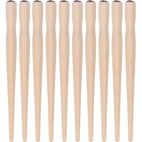 Nib Pen Holder, 10 Pcs Dip Pen Set Comic Dip Speedball Wooden Pen Nib Holder for Art Painting English Calligraphy (Wood Color)