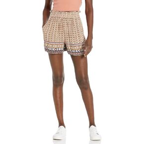 Angie Women's Paperbag Printed Short