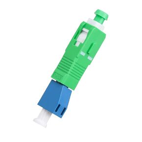 fyboptwu - 10 pc Single Mode SC/APC Male to LC/UPC Female Adapter 9/125um Hybrid Optical Fiber Adapter SC APC Male to LC UPC Female Adapter Connector for Optical Power Meter