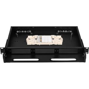 FYBOPTWU - Fiber Optic Rack Mount Enclosure Box with 3 Slots for Fiber LGX Adapter Panels or Cassettes (3pcs Fiber Patch Panel (5.1inch*1.14inch) can be Inserted)