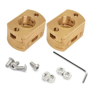 1-Pack Ender 3 Oldham Coupling Coupler for Upgrade Ender 3 Pro V2 CR-10 CR-10S Pro 3D S4 S5 Printer Z Axis T8 Lead Screw Hotbed Advoid Radial Misalignment (1-Pack, for Ender 3) in Kuwait