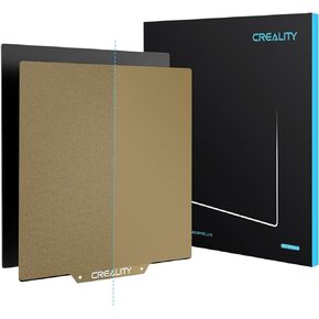 لوحة بناء Creality الرسمية Ender 3 مزدوجة الجوانب PEI، 235 * 235 مم زنبرك مغناطيسي مرن ناعم + لوحة سرير مزخرفة لـ Ender 3 Pro/3 V2/3 V2 Neo/3S/3 S1/3 S1 Pro/Ender 5/5S/5 Pro