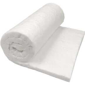 Ceramic Fiber Insulation, 1" Thick x 16" x 48", 2400F Fireproof Insulation Blanket, 3026E
