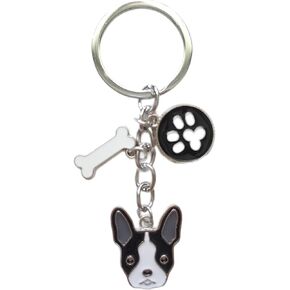 POYAMUSE Enamel Dog Pet Keychain - A Heartwarming Memorial and Adorable Accessory keyring for Dog Lovers