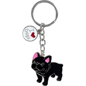 POYAMUSE Enamel Dog Pet Keychain - A Heartwarming Memorial and Adorable Accessory keyring for Dog Lovers