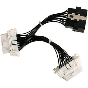 bbfly-B11 OBD II OBD2 Splitter Extension 16 Pin Extension Cable Adapter (0.5FT/15CM)