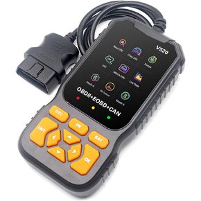 MICMXMO OBD2 Scanner Live Data Professional Mechanic Enhanced Check Engine Code Reader with Charging System Test Reset OBDII Car Diagnostic Scan Tools for All Vehicles After 1996