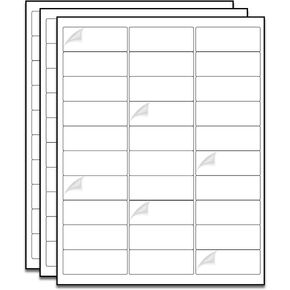 AIMI 1" x 2-5/8" Shipping Labels 30 Sheets, Printable White Sticker Paper, Laser/Inkjet Printing Mailing Label- Matte, 30 Lables Per Page (900 Labels, 30 Sheets)