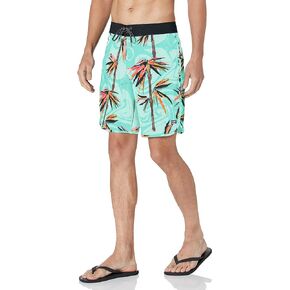 Billabong Men's Standard 73 Line Up Pro Boardshorts, 4-Way Performance Stretch, 19 Inch Outseam