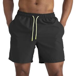 Men's Swim Trunks Quick Dry Swimwear Mens Beach Board Shorts Bathing Suits Swimming Shorts with Mesh Lining
