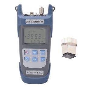 AUA G710B Visual Fault Locator, 30KM 30MW Portable Red Light Optical Power Meter FC SC ST Universal Interface