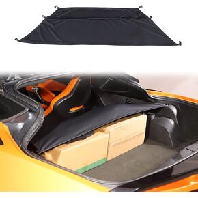 Car Trunk Cargo Cover Compatible with for Chevrolet Corvette C7 2014-2019, Retractable Trunk Security Shield Shade Auto Tail Box Accessories (Large)