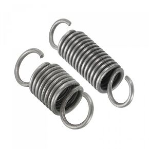 uxcell Wire Diameter 2.5mm Extended Compressed Spring Spring Steel Small Dual Hook Tension Spring Length 60mm 70mm 1 Set