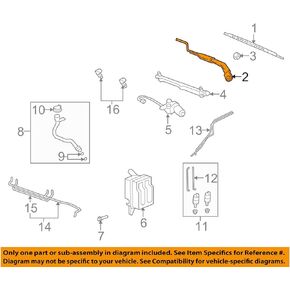 General Motors 25911765, Windshield Wiper Arm