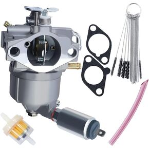 AM109205 Carburetor Carb Replacement for John Deere GT242 GT262 Kawasaki LX170 LX172 LX175 LX176 LX240 F510 F525 FC401V-AS02 Tractors 4 Stroke Engine Gasket Fuel Filter 15003-2398