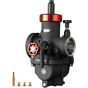 nibbi Motorcycle Carburetor PE28mm 150CC Carburetor 28mm With Carburetor Jets Fit Honda Yamaha Suzuki Kawasaki Motorcycle Scooter ATV Dirt Bike 150CC-250CC CG GY6 Engine