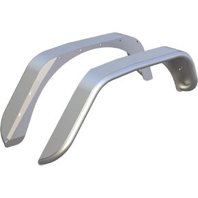 ARIES 2500202 Paintable Raw Aluminum Rear Jeep Wrangler JK Fender Flares