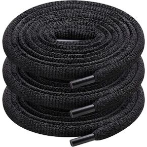 3 أزواج من أربطة الأحذية البيضاوية من UpUGo، أربطة أحذية نصف دائرية مقاس 1/4 بوصة لأحذية الجري الرياضية وسلاسل الأحذية in Kuwait