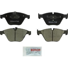 BOSCH BC918 QuietCast Premium Ceramic Disc Brake Pad Set - Compatible With Select BMW 335xi, 525i, 525xi, 528i, 530xi, 535i, 535xi, 545i, 550i, 645Ci, 650i, 745i, 750i, 760i, M3, Z4 + More; FRONT