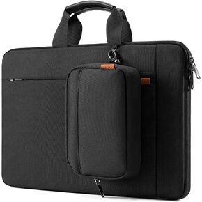 Inateck 15.6 inch Protective Water Resistant Laptop Bag Sleeve Case With Accessory Bag, Compatible with Most 15-15.6 inch Laptops, Black