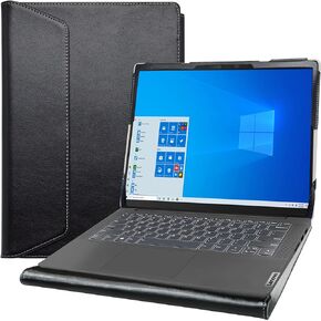 حافظة واقية لجهاز Lenovo ThinkPad X1 Carbon 11th Gen/10th Gen/Gen 9 & ThinkPad X1 Yoga Gen 6/7th Gen/8th Gen &IdeaPad Flex 5 14IRU8/IdeaPad Pro 5i Gen 8 & ASUS Zenbook 14 Flip OLED UP3404، أسود