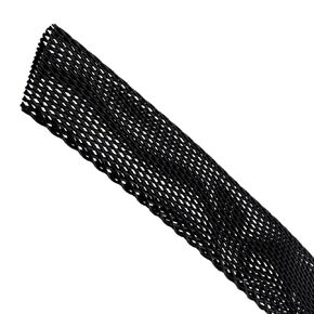 Caplugs 99190006 Black Standard-Duty Sleeve-Web Protective Netting Designed to Stretch and Fit OD 1-1/2 in. to 2 in., SW-15 (180 ft)