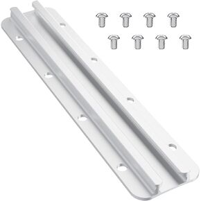 LVACODV Aluminum Kayak Track, Kayak Rail for Fishing Rod Holder, Kayak Rail Track for Paddle Holders, Kayak Gear Track Accessories for Cup Holder, Kayak Accessories Mount Track