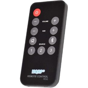 HQRP Remote Control Compatible with Polk Audio 5000 5500 6500 SB6500BT SB5500 SB5000IHT SB5000IHT RE15031 Instant Home Theater Soundbar Speaker System Controller