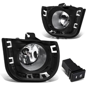 DNA MOTORING FL-ZTL-192-CH Fog Light Driver & Passenger Side Enhance visibility [Compatible with 14-16 Scion tC]