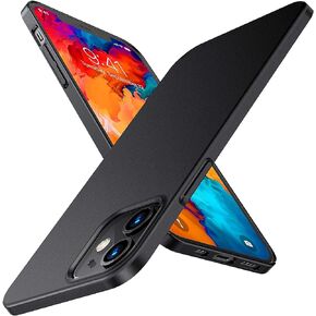 TORRAS Slim Fit for iPhone 16 Pro Case, Ultra Thin for iPhone 16 Pro Case, Lightweight Matte Anti-Scratch Hard PC Cover Phone Case for iPhone 16 Pro Case 6.3 inch, Black