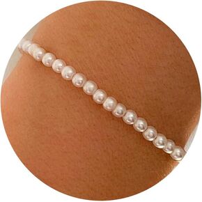 Pearl Bracelet-14K Gold Filled Pear Bracelets for women 6.5"+2"