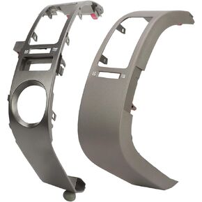 Akozon 2 Pieces Car Dashboard Vent Trims, Left and Right AC Vent Panels for Prius 2004 to 2009