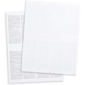 Blank W2 4 Up Tax Forms 2023,25 Employees kit, Instructions in Back of the Forms, Great for QuickBooks and Accounting Software, Idea for E-Filing, W2 4-Up 2023 in Saudi Arabia