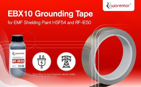 حزام التأريض WOREMOR EBX10 لطلاء الحماية EMF HSF54 وRF-IE50 (عبوة واحدة بطول 30 قدمًا) in Kuwait