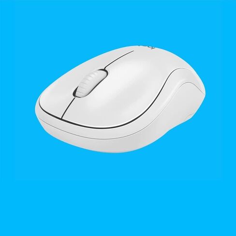 ماوس بصري لاسلكي صامت M220 من لوجيتك، تتبع بصري متقدم، تصميم مريح، عمر بطارية يصل إلى 18 شهرًا (910-006125) - أبيض فاتح (متجدد) in Saudi Arabia