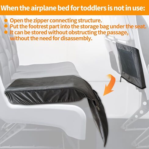 Toddler Airplane Bed for Toddler Airplane Travel Essentials, Airplane Kids Bed, Travel Toddler Bed, Airplane Seat Extender for Kids, Portable Toddler Bed for Travel Essentials for Flying in Saudi Arabia