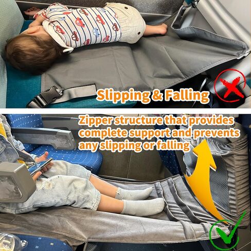 Toddler Airplane Bed for Toddler Airplane Travel Essentials, Airplane Kids Bed, Travel Toddler Bed, Airplane Seat Extender for Kids, Portable Toddler Bed for Travel Essentials for Flying in Saudi Arabia