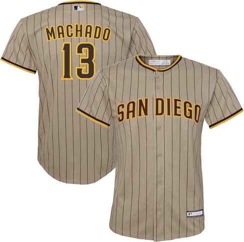 Manny Machado San Diego Padres MLB Kids Youth 8-20 Brown Alternate Player Jersey in Saudi Arabia