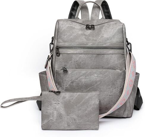 Women's Fashion Backpack Purse Multipurpose Large Capacity Travel Handbags Convertible Bag Black in Saudi Arabia