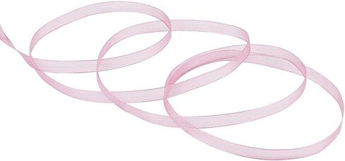 KISSITTY 500 Yards 1/4" Sheer Organza Ribbon Craft Decorative Ribbon Aquamarine Gift Wrapping Ribbons for Wedding Party Holiday Home Garment Decorations Floral Bouquets Bows Crafts Ornaments in Kuwait