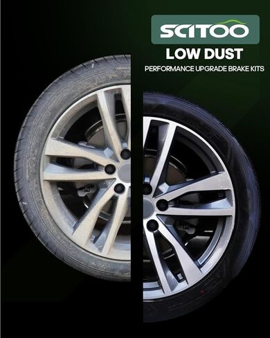 وسادات سيراميك SCITOO، مجموعات مكابح الفرامل الخلفية تناسب Buick Enclave، Rainier، لـ Chevy SSR، Trailblazer EXT، Traverse، لـ GMC Acadia، Envoy XUV، لـ Oldsmobile Bravada، لـ Isuzu، لـ Saab، لـ Saturn in Saudi Arabia