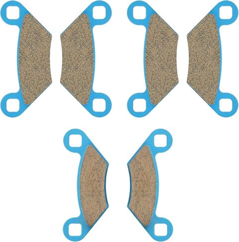 Ceramic Brake Pads Kit Front & Rear for Polaris Sportsman 450/400/500 HO, 570 EFI 2015-2021, Hawkeye 325 2x4 2015 Replacement for 2202412 2204088 in Saudi Arabia