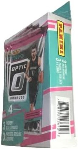 صندوق شماعات كرة السلة البصري Donruss 2020-21 - يحتوي على 3 عبوات مختومة - 4 بطاقات في كل عبوة in Kuwait