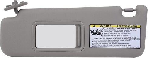 SCITOO Tan Left Driver Side Auto Sun Visor Assembly fit for 2003-2007 for Toyota 4Runner Without Sunroof in Saudi Arabia