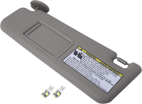 SCITOO Tan Left Driver Side Auto Sun Visor Assembly fit for 2003-2007 for Toyota 4Runner Without Sunroof in Saudi Arabia
