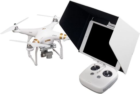 غطاء حماية من الشمس لجهاز iPad مقاس 10 بوصة من SummitLink باللون الأبيض لـ DJI Phantom 4 DJI Phantom 3 Professional Advanced Inspire 1 3DR Solo in Saudi Arabia